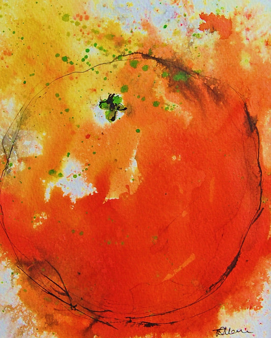 Orange Orange -  Original Painting