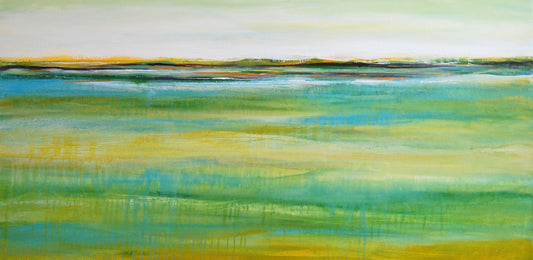 Distant Horizon 3 - Original Abstract Landscape Painting