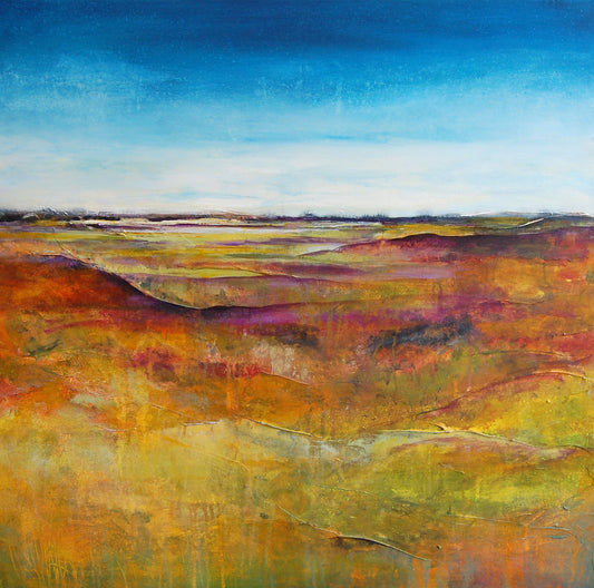 Moorland - Original Abstract Landscape Painting